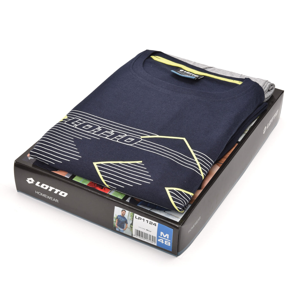 Pigiama uomo Lotto cotone fresco sportivo LP1124