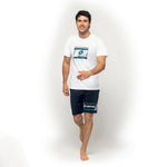 Pigiama sportivo uomo Lotto corto cotone LP1161
