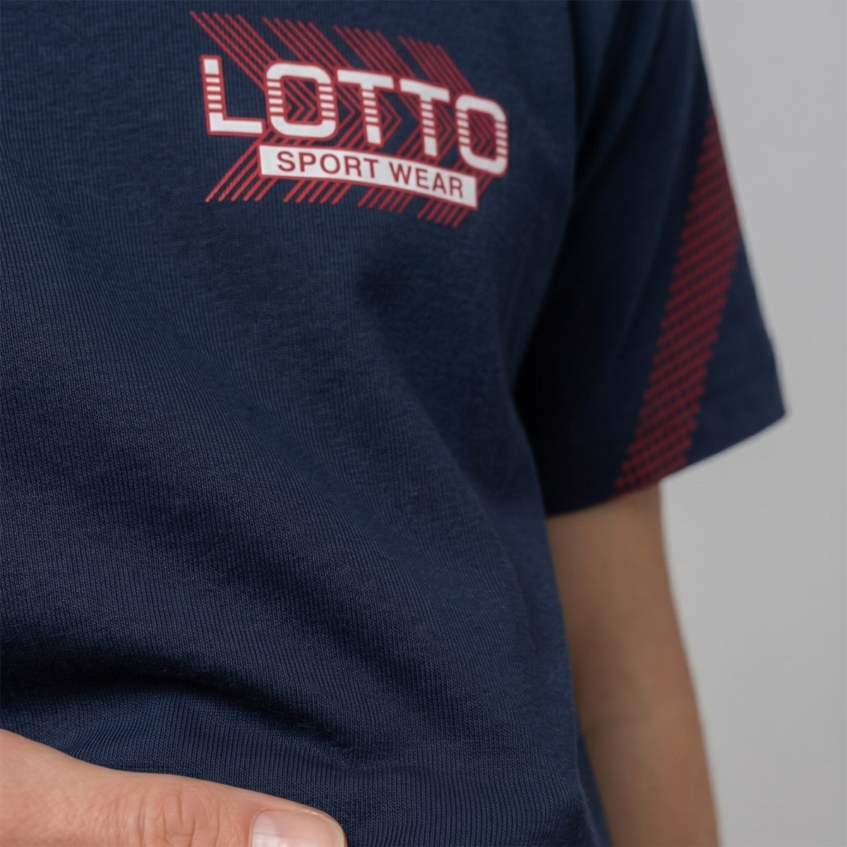 Pigiama uomo corto sportivo 100% cotone Lotto LP1248