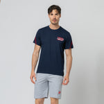 Pigiama uomo corto sportivo 100% cotone Lotto LP1248