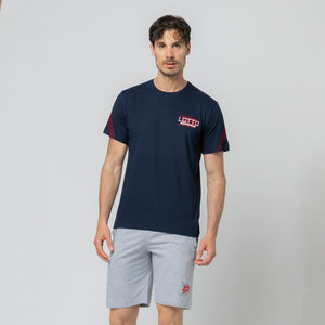 Pigiama uomo corto sportivo 100% cotone Lotto LP1248