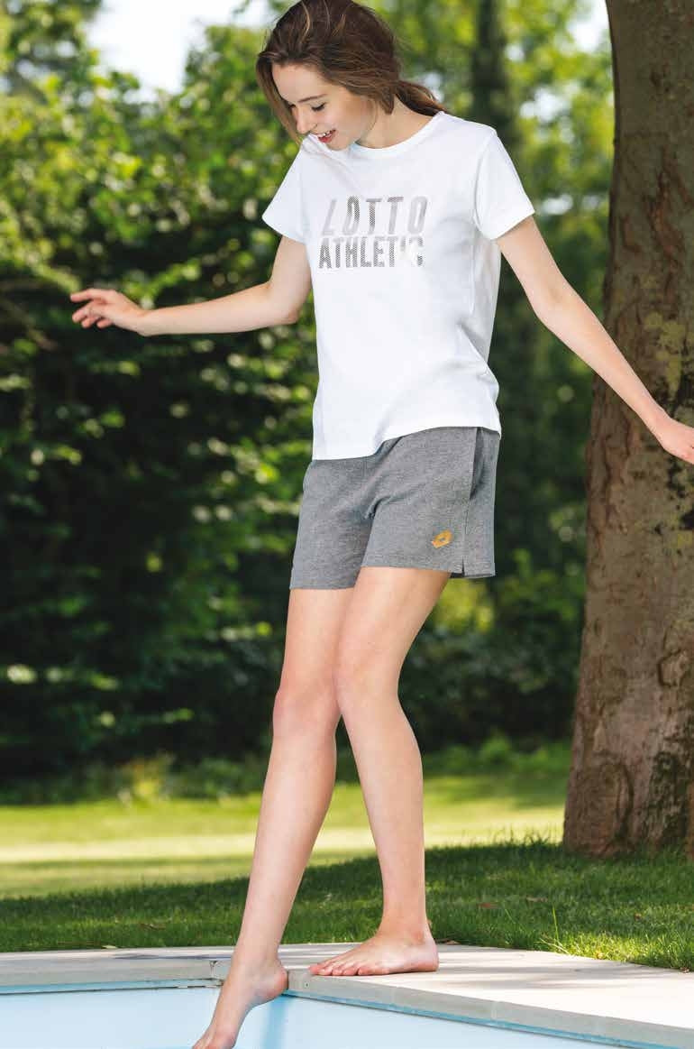 Pigiama donna sportivo Lotto lp2017 estivo in cotone