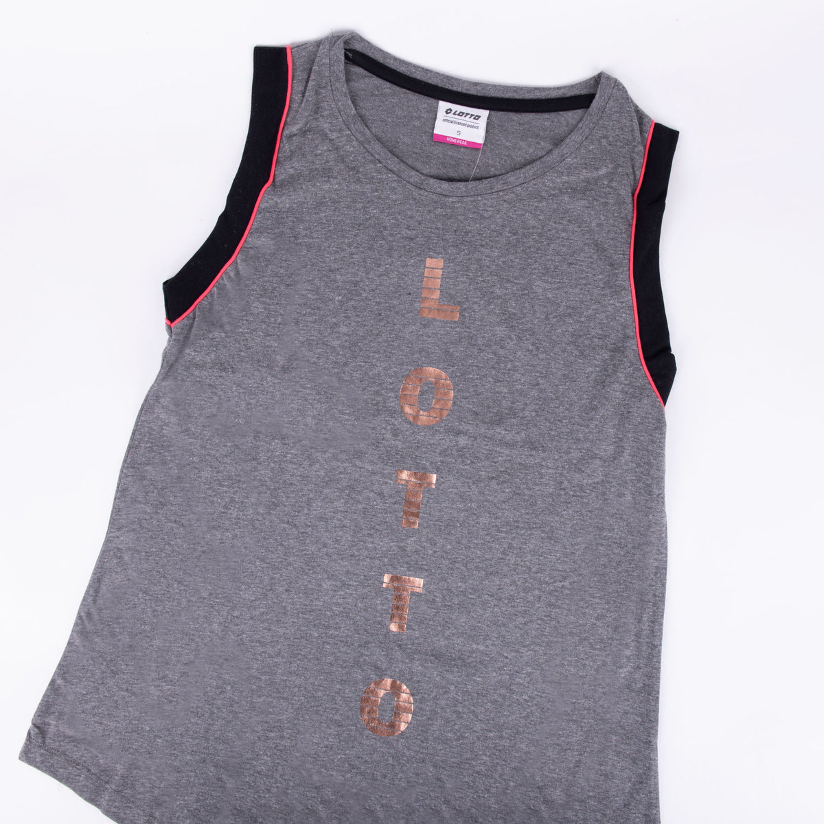Pigiama donna Lotto LP2041 corto cotone grigio