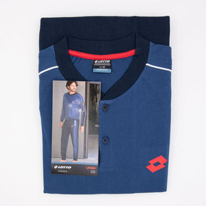 Pigiama uomo Lotto LP4053 cotone jeans manica lunga