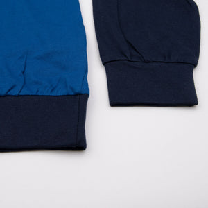 Pigiama uomo Lotto LP4057 lungo cotone bluette