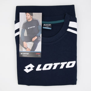 Pigiama uomo Lotto LP4057 lungo cotone blu