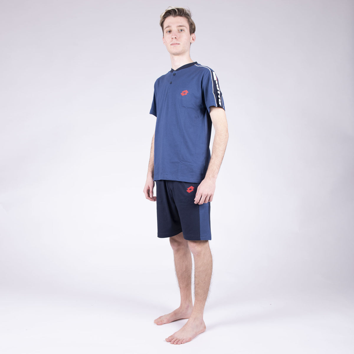 Pigiama uomo lotto LP5068 corto cotone jeans