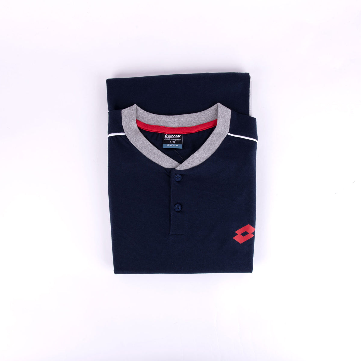 Pigiama uomo lotto LP5068 corto cotone blu