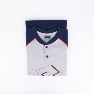 Pigiama uomo lotto LP5071 corto cotone grigio melange