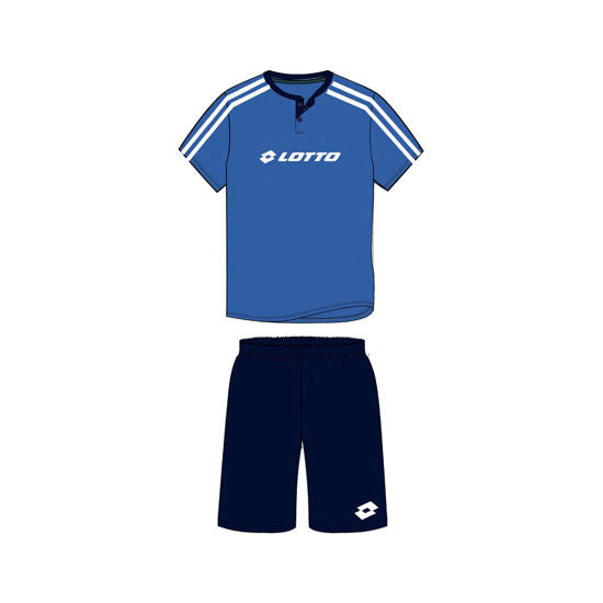 Pigiama uomo Lotto LP5072 corto cotone bluette