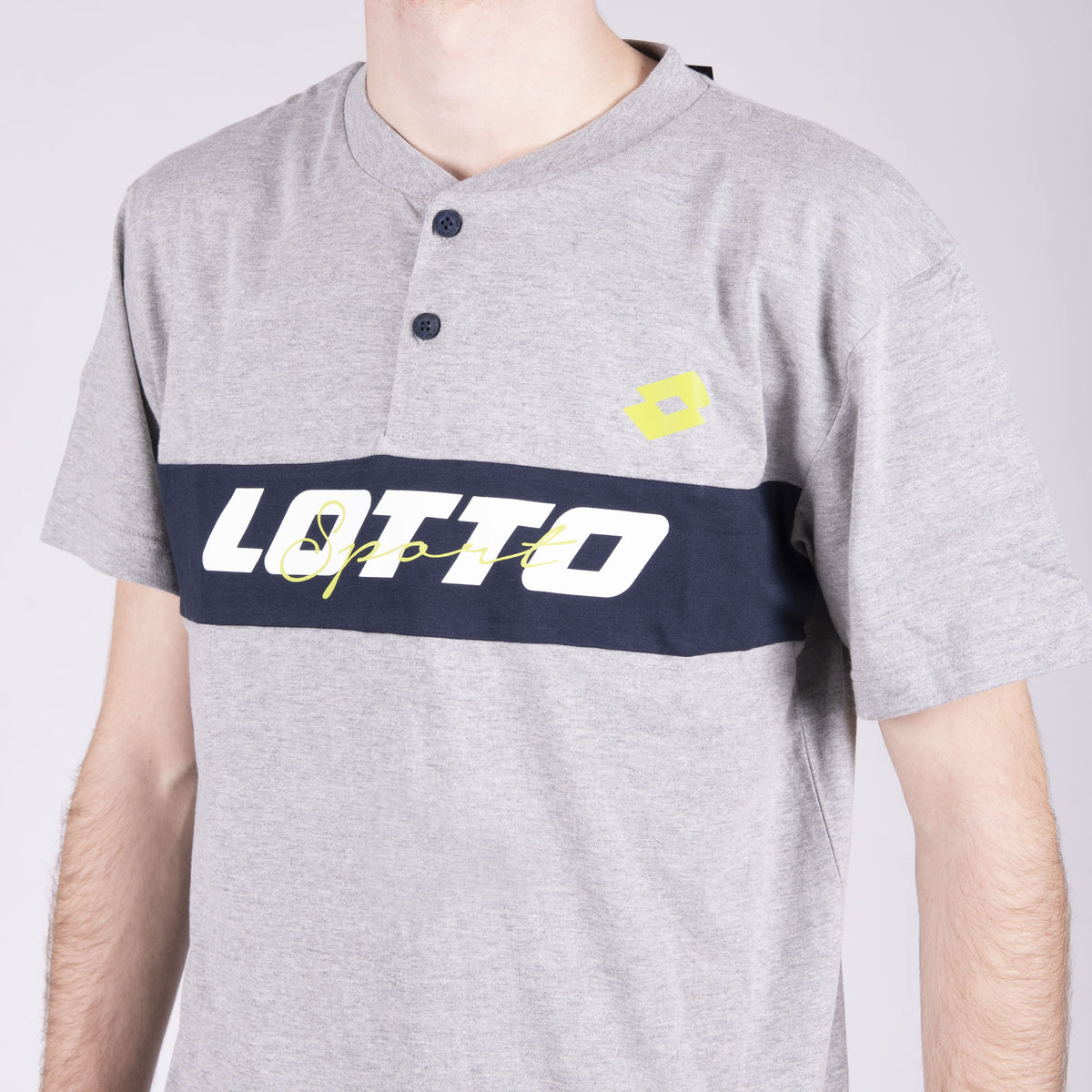 Pigiama uomo lotto LP5075 corto cotone grigio melange