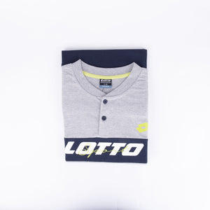 Pigiama uomo lotto LP5075 corto cotone grigio melange