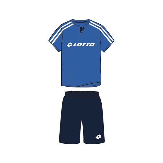Pigiama ragazzo Lotto LP8027 corto cotone bluette