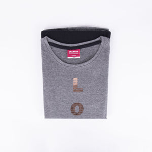 Pigiama ragazza Lotto LP8510 corto cotone grigio