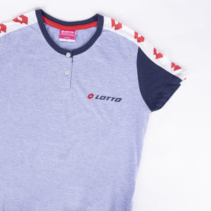 Pigiama ragazza Lotto LP8511 corto cotone denim melange