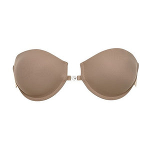 Reggiseno fascia Lormar lynette schiena scoperta spalline trasparenti