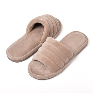 Pantofole donna ciniglia velluto Preziosa 0064 beige