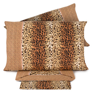 Completo letto matrimoniale Irge maculato 100% cotone