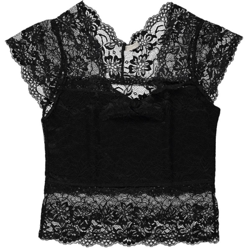 Maglia donna Lovelygirl M1540 moda in pizzo floreale