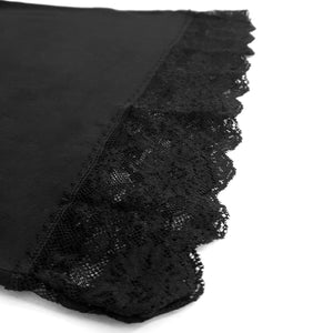 Maglia donna Jadea 4268 scollo lollo manica lunga cotone e pizzo
