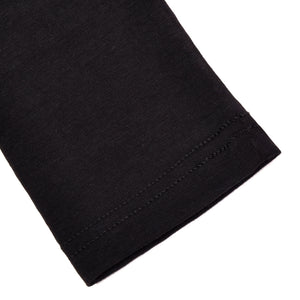 Maglia lupetto donna Jadea 4465 cotone elasticizzato e pizzo nera