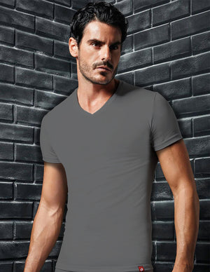 Maglia uomo Lotto LT1001 mezza manica scollo a V 3 pz