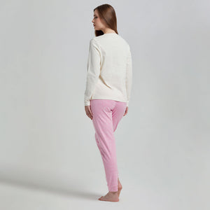 Pigiama donna caldo cotone Pompea Manitoba