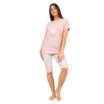 Pigiama donna estivo manica corta + pinocchietto Irge MIC2040