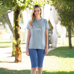 Pigiama donna scollo serafino e pantalone ciclista Irge MIC2596/CDMC232