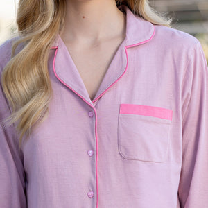 Pigiama donna maglia aperta cotone leggero Irge MIL2637