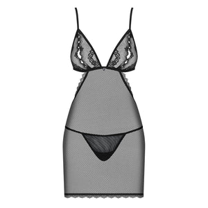 Sexy sottoveste + perizoma Obsessive Millagro chemise e thong 2 pz.