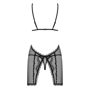 Sexy sottoveste + perizoma Obsessive Millagro chemise e thong 2 pz.