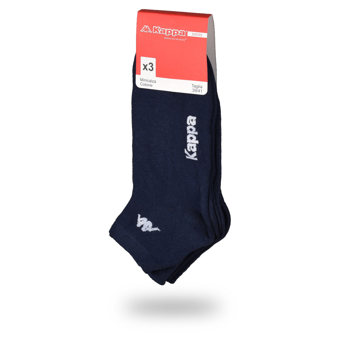 Calzini uomo donna Kappa k004 cotone elasticizzato 3 paia