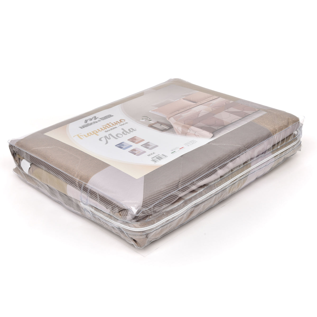 Trapuntino primaverile Irge beige double face