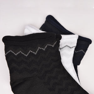 Calzini donna senza elastico charro Monia 69 var F lavorate cotone 3 paia