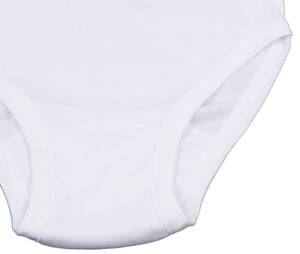 Slip da donna tradizionali cotone Fisafil bordo cotone 6pz