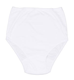 Slip da donna tradizionali cotone Fisafil bordo pizzo 6pz