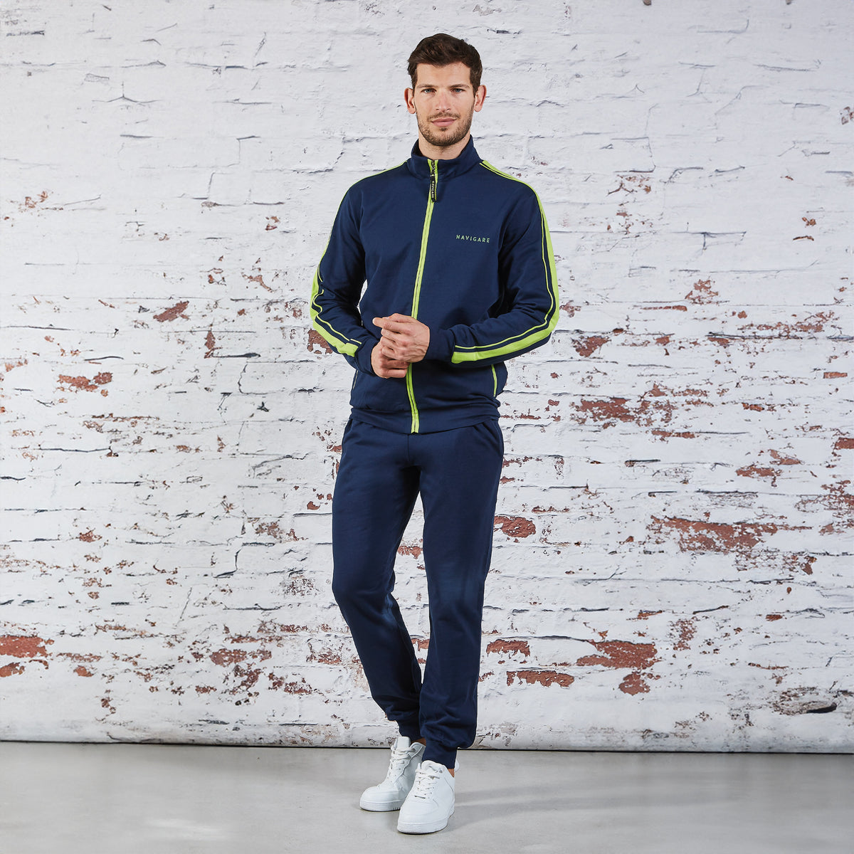 Tuta Uomo in cotone felpato con zip Navigare 28512