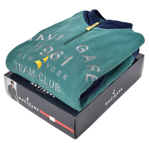 Tuta a collo alto uomo in pile verde blu calda e comoda Navigare B 2141379
