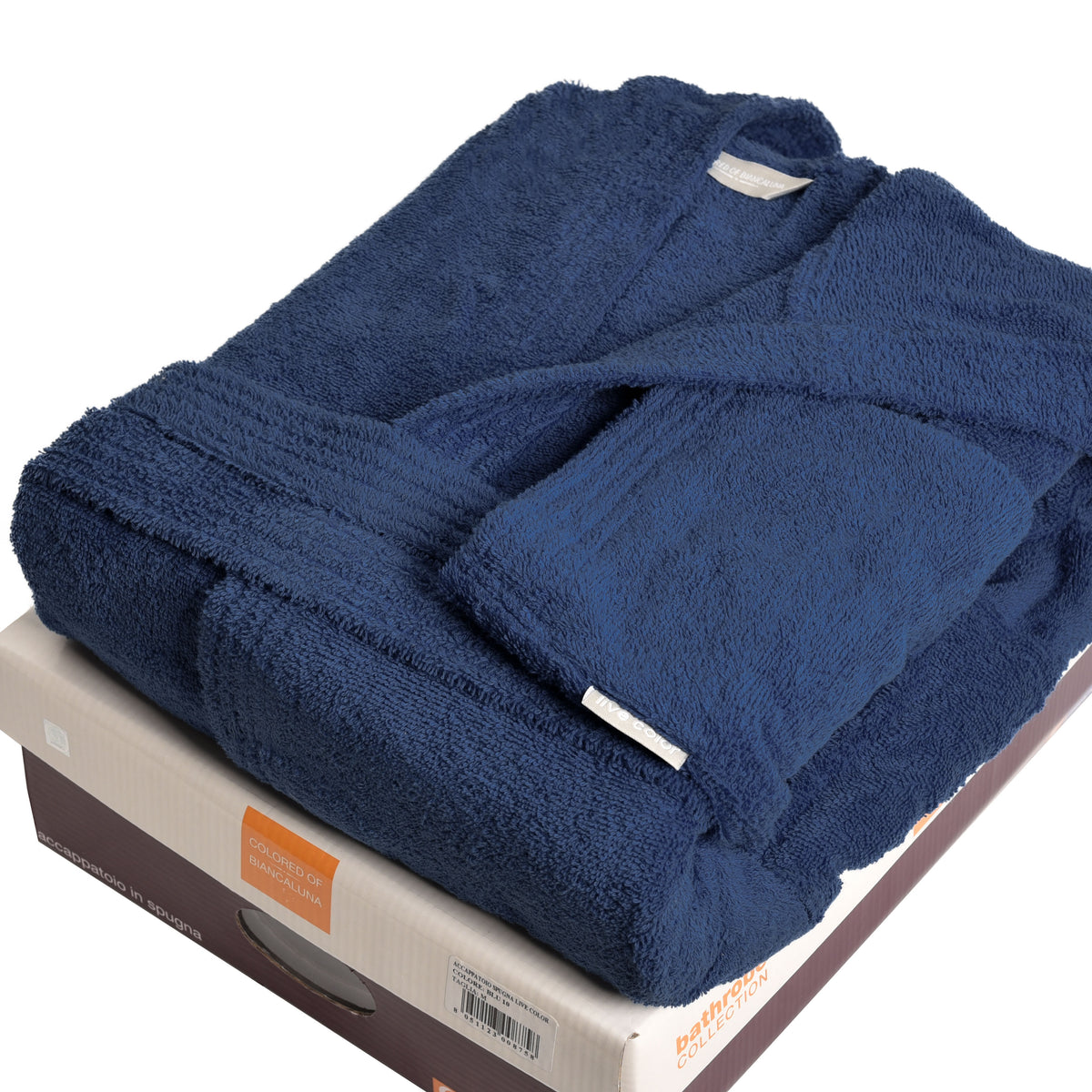 Accappatoio Biancaluna in 100% cotone 380 gr/mq con Cappuccio e Cintura