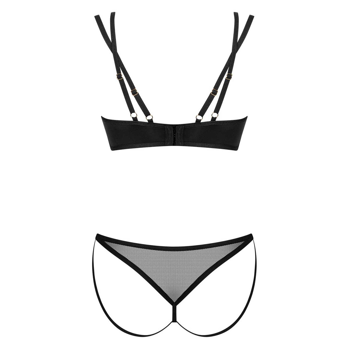 Coordinato con rete reggiseno + perizoma Obsessive Nesari