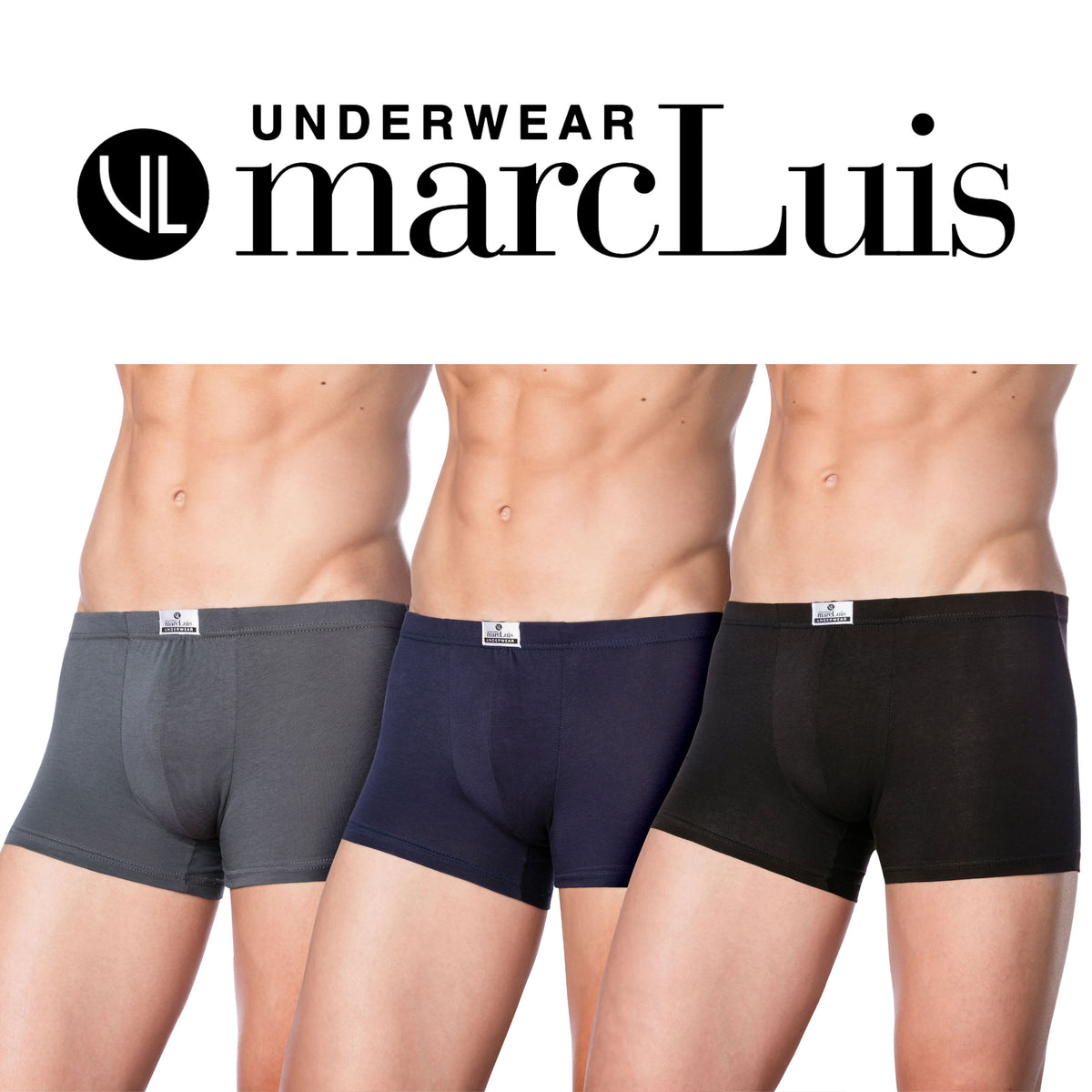 Boxer uomo Marc Luis New York in cotone elasticizzato 6 pezzi