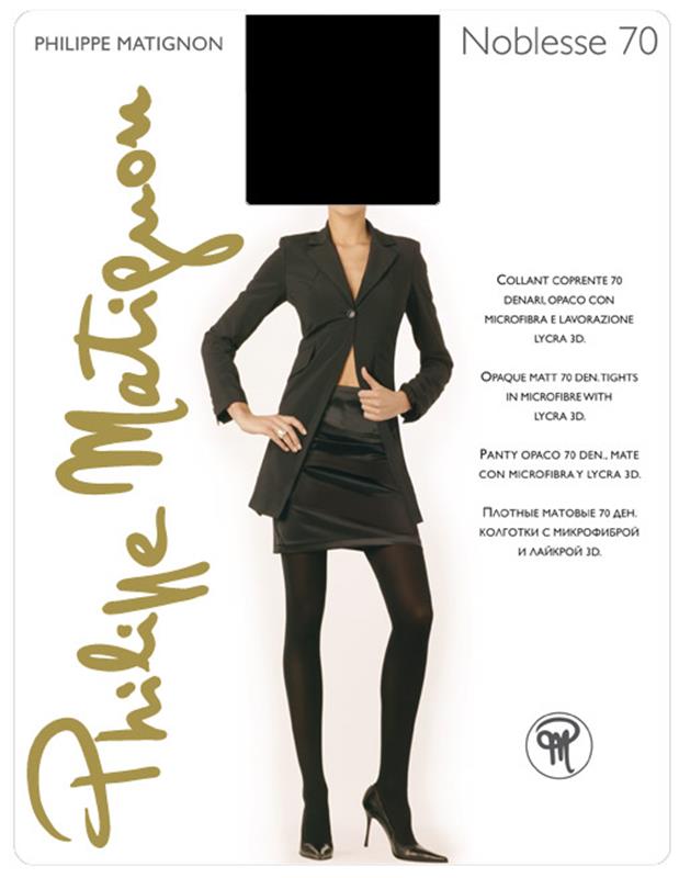 Collant Philippe Matignon Noblesse 70 den coprente opaco