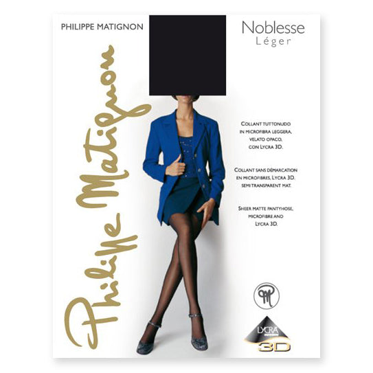 Collant Philippe Matignon Noblesse Lèger 15 den microfibra leggera