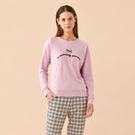 Pigiama donna interno leggermente felpato Noidinotte FA9787