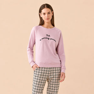 Pigiama donna interno leggermente felpato Noidinotte FA9787