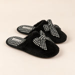 Pantofola in pelliccia con fiocco Noidinotte PF3294