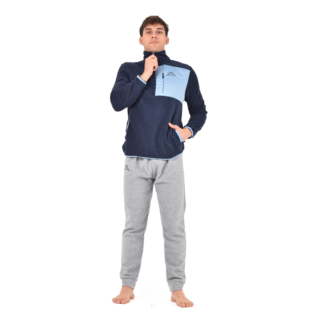 Pigiama uomo invernale Kappa KMW23943 pile