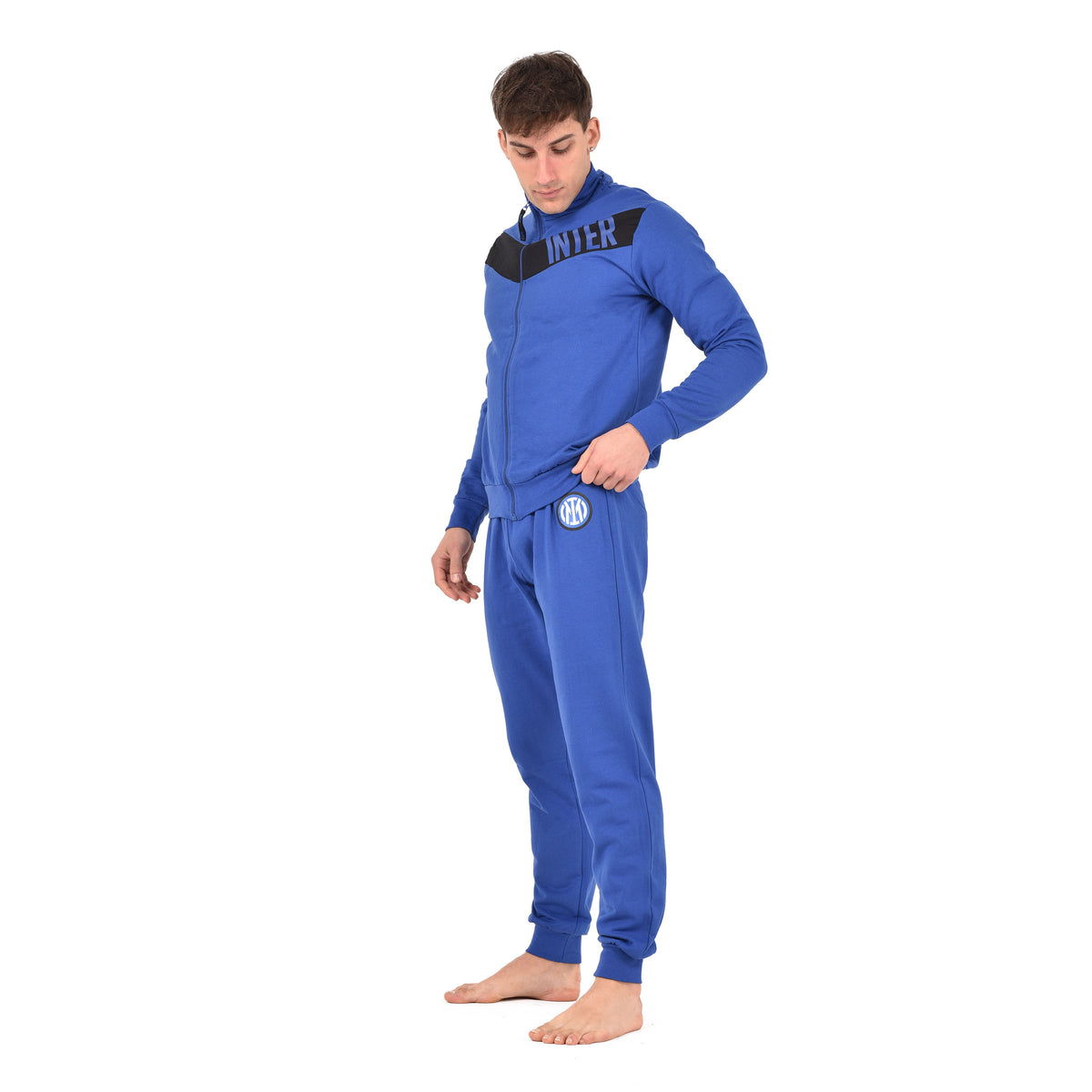 Pigiama Tuta uomo Inter garzata F10 1075