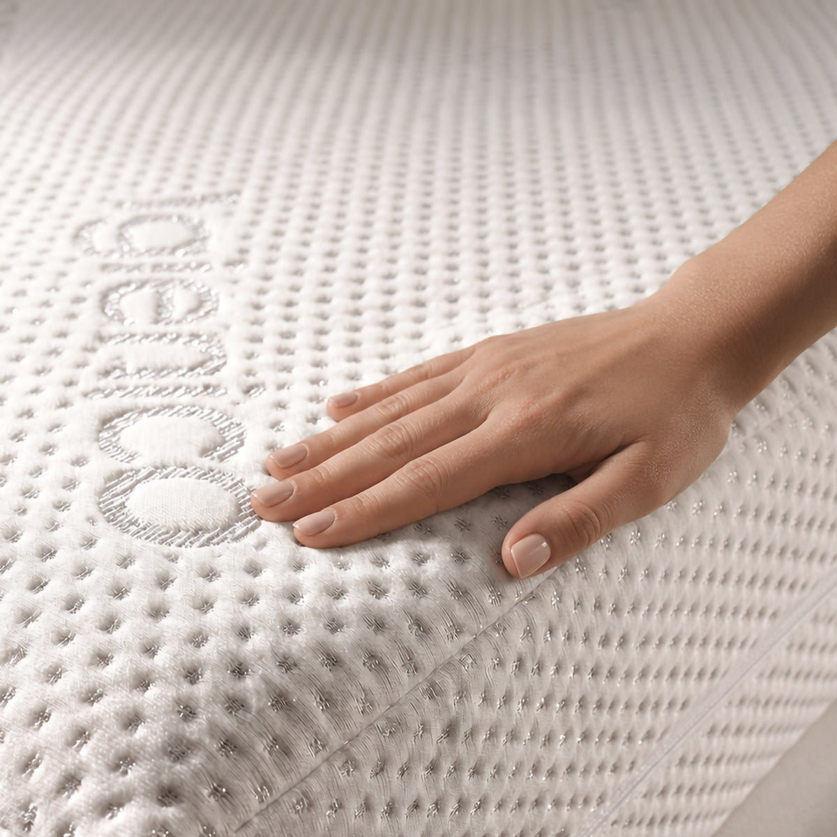 Coprimaterasso con angoli jacquard Novia silver